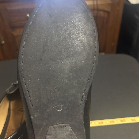 Martin Dingman Leather Horse Bit Loafers Black Size 11.5 Read main image 10
